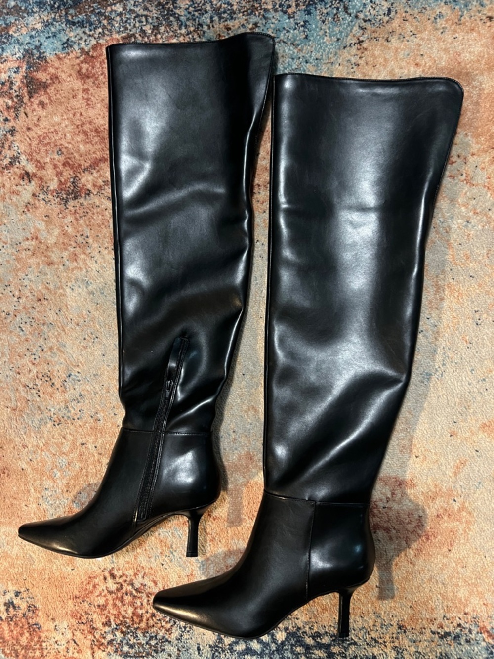 INC International Concepts Jackston Over-the-Knee Stiletto Boots ~3” heel